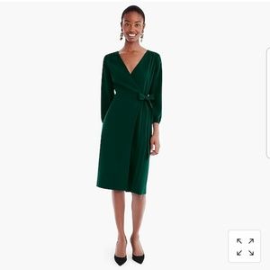 J. Crew Wrap Dress in 365 Crepe
